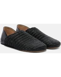 JW Anderson - Babouche Woven Leather Loafers - Lyst