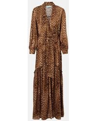 Melissa Odabash - Skylar Leopard-Print Maxi Dress - Lyst