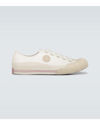 Acne Studios Zapatillas Brady de lona - Blanco