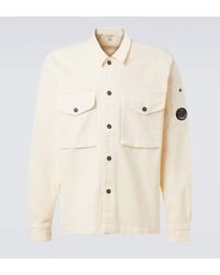 C.P. Company - Lens Cotton-Blend Overshirt - Lyst