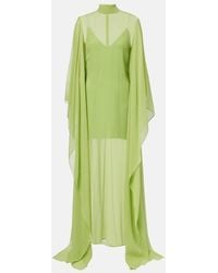 ‎Taller Marmo - Lanzarote Semi-Sheer Silk Kaftan - Lyst