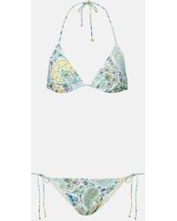 Etro - Paisley Bikini - Lyst