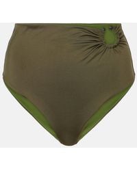 Johanna Ortiz - Ring-Detail High-Rise Bikini Bottoms - Lyst