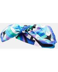 PUCCI - Iride Bow-Detail Cotton Muslin Headband - Lyst