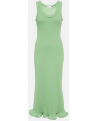 Jil Sander - Jersey Midi Dress - Lyst