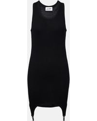 Jean Paul Gaultier - Mini Dress Rib Cotton Lingerie Garter - Lyst
