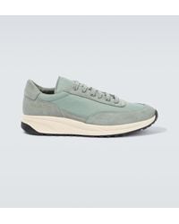 Common Projects - Sneakers Track 80 con pannelli in suede - Lyst