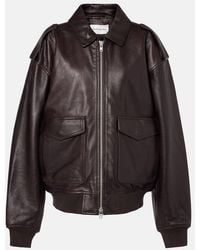 Frankie Shop - Viper Leather Jacket - Lyst