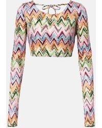 Missoni - Zigzag Crop Top - Lyst
