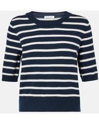 Veronica Beard - Shana Striped Cashmere Sweater - Lyst