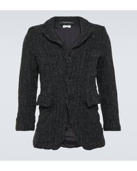 Comme des Garçons - Pinstripe Wool Tweed Blazer - Lyst