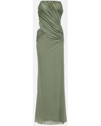 Christopher Esber - Vestido Largo De Jersey Con Abertura - Lyst