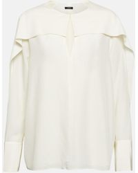 JOSEPH - Blouse Balard En Crepe De Chine De Soie - Lyst