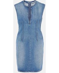 Stella McCartney - Abito Corto Di Jeans - Lyst