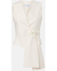 Max Mara - Chaleco Zampa En Mezcla De Algodon - Lyst