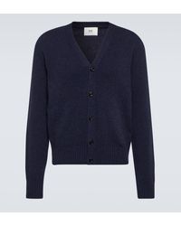 Ami Paris - Cashmere Cardigan Sweater, Cardigans - Lyst