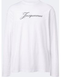 Jacquemus - Logo Cotton And Hemp Jersey T-Shirt - Lyst