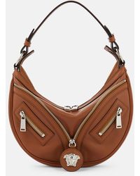 Versace - Repeat Small Leather Shoulder Bag - Lyst
