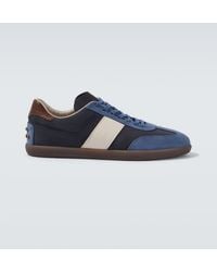 Tod's - Sneakers Tabs Aus Veloursleder - Lyst