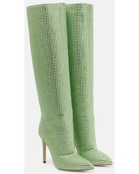 Paris Texas - Holly Embellished Leather Knee-high Boots - Lyst