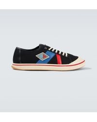 Bottega Veneta - Eliot Canvas Low-Top Sneakers - Lyst