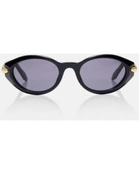 BVLGARI - Serpenti Viper Oval Sunglasses - Lyst