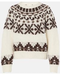 FRAME - Pullover Aus Einem Alpakawollgemisch - Lyst
