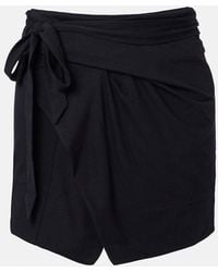 Isabel Marant - Berenice Cotton Jersey Wrap Skirt - Lyst