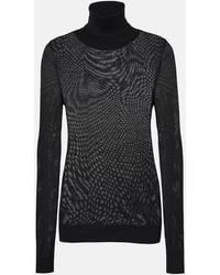 TOTEME - Wool And Silk Sweater - Lyst