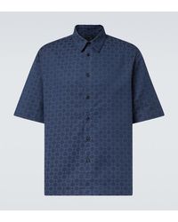 Givenchy - Embroidered Denim Shirt For - Lyst