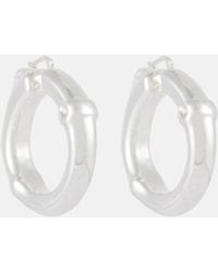Jil Sander - Small Bamboo Hoop Earrings - Lyst