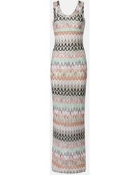 Missoni - Sequined Knitted Lame Gown - Lyst