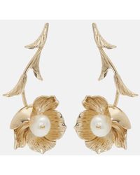 Erdem - Embellished Drop Earrings - Lyst