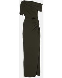Jonathan Simkhai - One-Shoulder-Robe Kally Aus Crepe - Lyst