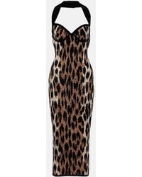 Balmain - Dress With Lurex Thread - Lyst