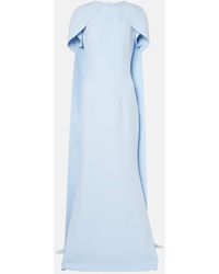 Safiyaa - Vestido De Fiesta Ginkgo Con Capa - Lyst