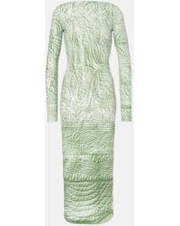 MM6 by Maison Margiela - Printed Jersey Midi Dress - Lyst