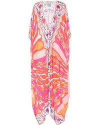 Emilio Pucci Printed Kaftan - Pink