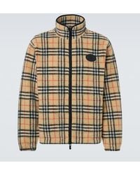 Burberry - Jacket With A Distinctive Check Pattern - Lyst