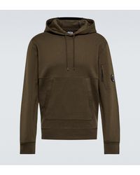 C.P. Company Fleece Hooded Sweatshirt - Green