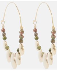 Isabel Marant - Pendientes de aro Adriel con cuentas - Lyst