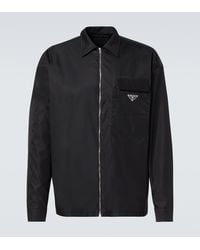 Prada - Chemise En Re-Nylon, Homme, Taille - Lyst