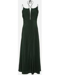TOTEME - Midikleid Aus Crepe De Chine - Lyst
