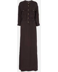 Tom Ford - Striped Belted Shirt Dress - Lyst