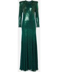 Jenny Packham - Paloma Embellished Sequined Gown - Lyst