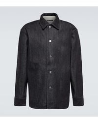 Jil Sander - Camisa En Denim - Lyst