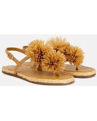 Ulla Johnson - Espadrille-Sandalen Aus Leder - Lyst
