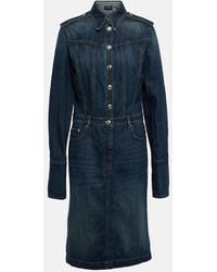 Sportmax - Denim Midi Dress - Lyst