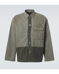 A.PRESSE - Paneled Cotton Jacket - Lyst