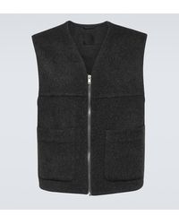 Givenchy - Gilet in cashmere e lana - Lyst